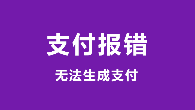 支付出错的各类情况